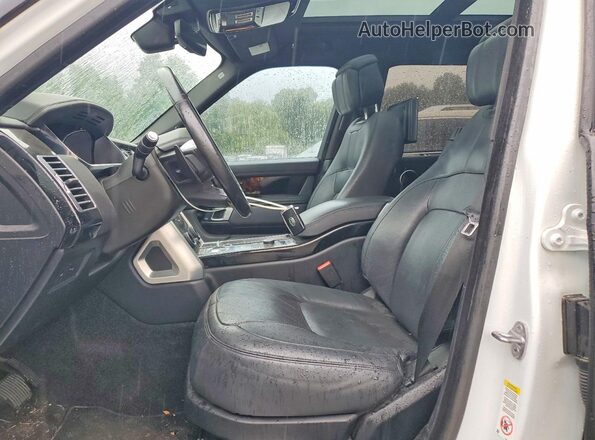 SALGS5RE9JA389018 2018 LAND ROVER RANGE ROVER White Առջևի վահանակի տեսք