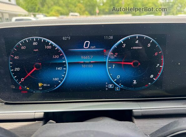 4JGFB4KB5LA073868 2020 MERCEDES-BENZ GLE-CLASS Black Вид щитка приладів