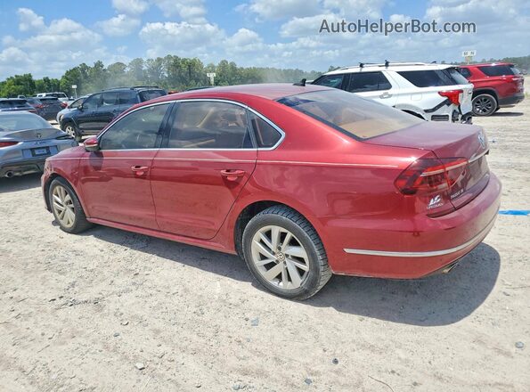 1VWBA7A32JC043226 2018 VOLKSWAGEN PASSAT Burgundy Tył prawy