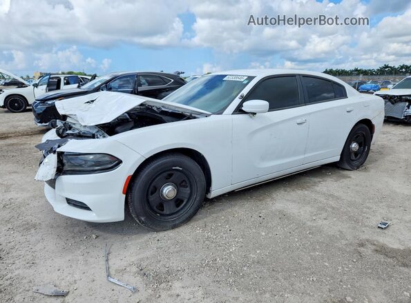 2C3CDXATXHH544083 2017 DODGE CHARGER Белый Задняя левая четверть