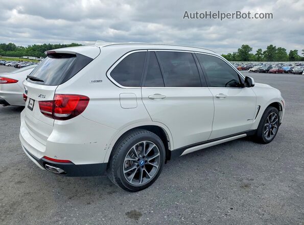 5UXKT0C32H0V95501 2017 BMW X5 White Передня права чверть