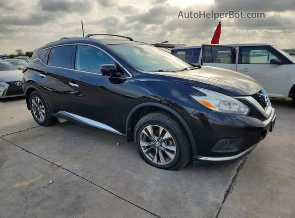 5N1AZ2MG9HN185916 2017 NISSAN MURANO Black წინა ხედი