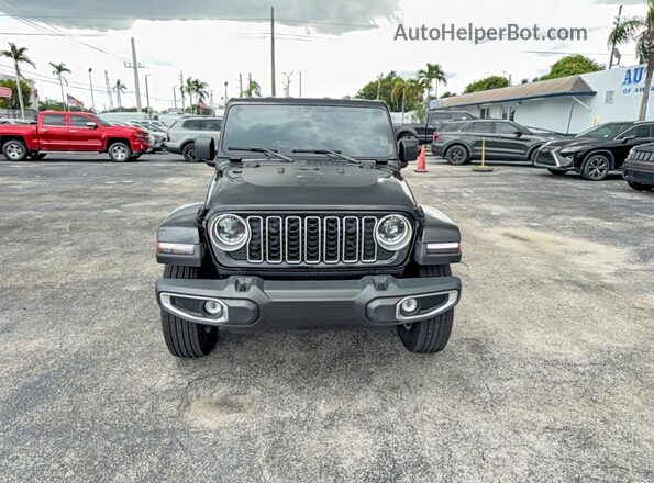 1C4PJXEN4SW508884 2025 JEEP WRANGLER Black ძრავის განყოფილების ხედი
