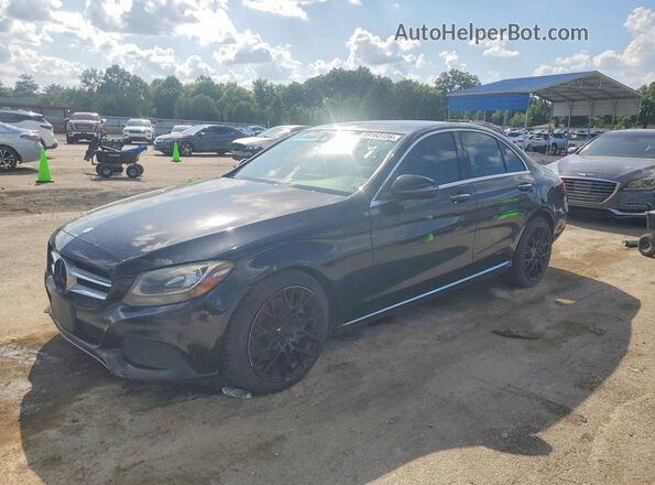 WDDWF4JB0GR151965 2016 MERCEDES-BENZ C Черный Задняя левая четверть