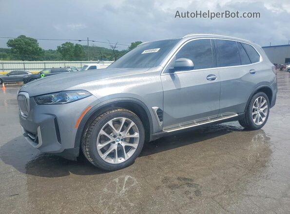 5UX13EU02R9S54075 2024 BMW X5 Серый Задняя левая четверть