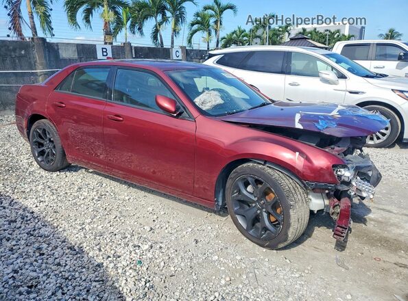 2C3CCABG5KH654015 2019 CHRYSLER 300 Burgundy Вид спереду