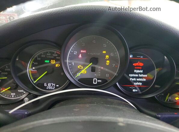 WP0AD2A77GL040584 2016 PORSCHE PANAMERA Black Հետևի նստատեղերի տեսք