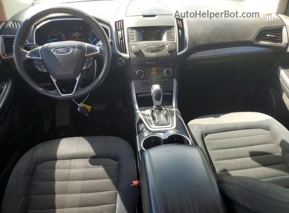 2FMPK3J94JBB64127 2018 FORD EDGE Gray Widok zestawu wskaźników