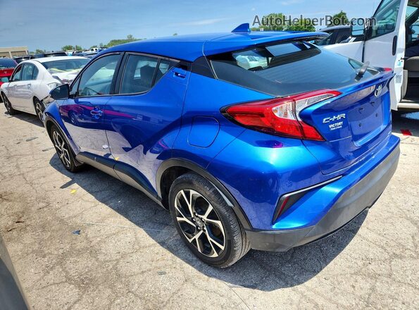 NMTKHMBX2JR055503 2018 TOYOTA C-HR Blue Rear right