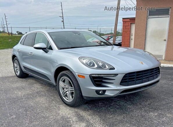 WP1AB2A56HLB10242 2017 PORSCHE MACAN Silver Rear left