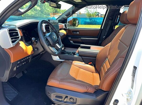 5TFMA5DB1SX239431 2025 TOYOTA TUNDRA White Widok naklejki z numerem VIN