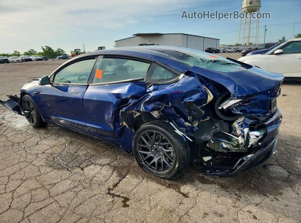 5YJ3E1EAXSF038068 2025 TESLA MODEL 3 Blue Tył prawy