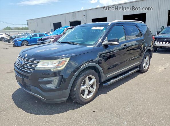 1FM5K8DH9HGA65829 2017 FORD EXPLORER Black Tył lewy