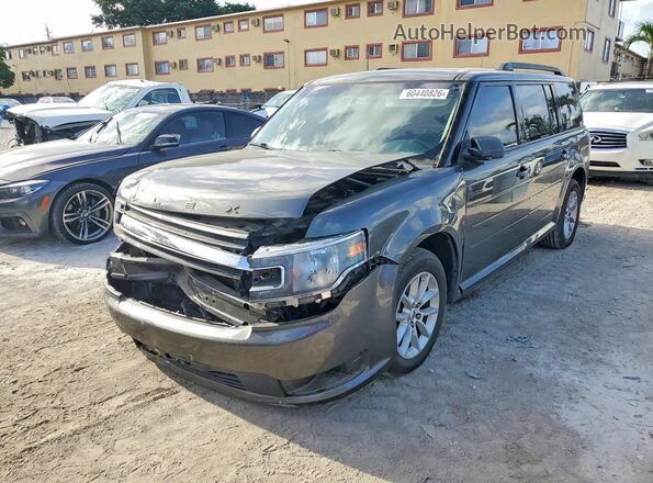 2FMGK5B86KBA17780 2019 FORD FLEX Gray Trasero izquierdo