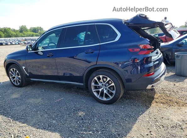 5UX23EU02T9055166 2026 BMW X5 Blue Հետևի աջ