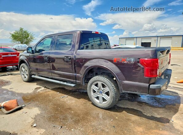 1FTEW1E47KKC87169 2019 FORD F150 Maroon Tył prawy