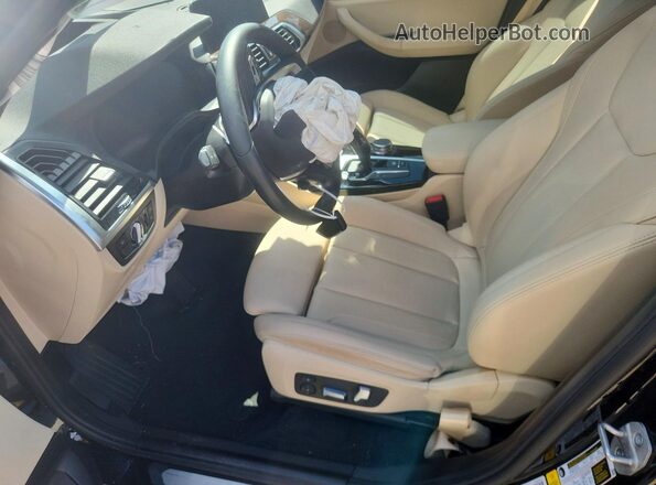 5UXTY3C01M9H69774 2021 BMW X3 Black Dashboard view