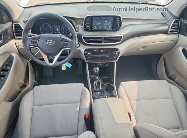 KM8J33A49KU010628 2019 HYUNDAI TUCSON Белый Вид щитка приборов