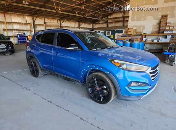 KM8J33A26HU454735 2017 HYUNDAI TUCSON Blue წინა ხედი