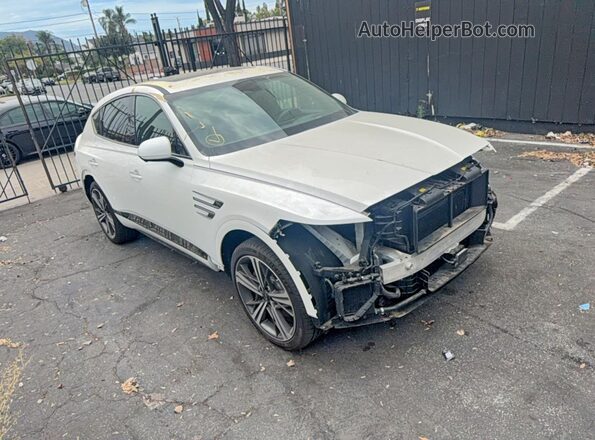 KMUJBESC8SU248184 2025 GENESIS GV80 White უკანა მარცხენა