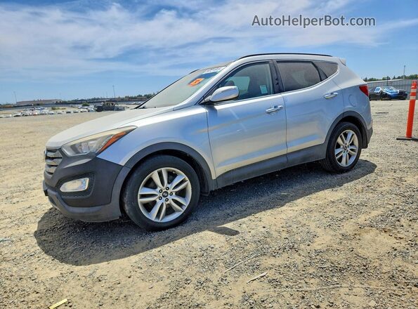 5XYZW4LA9GG346344 2016 HYUNDAI SANTA Silver Հետևի ձախ