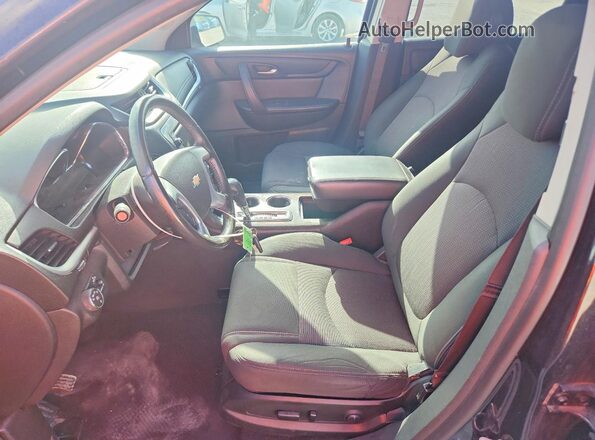 1GNKVGKDXGJ254166 2016 CHEVROLET TRAVERSE Black წინა პანელის ხედი