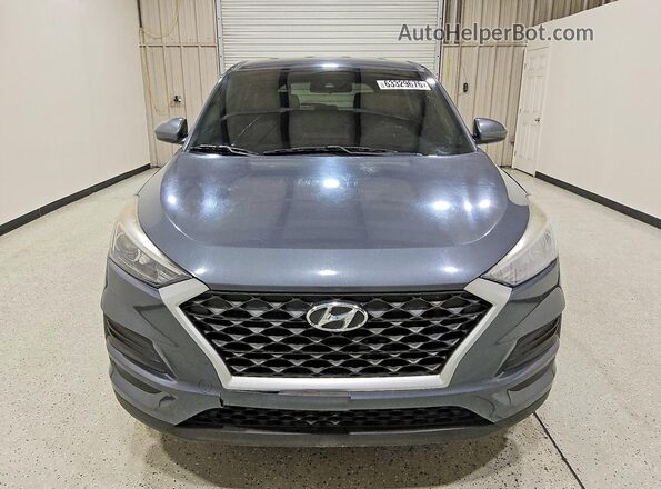KM8J23A43KU036869 2019 HYUNDAI TUCSON Gray Вид ззаду