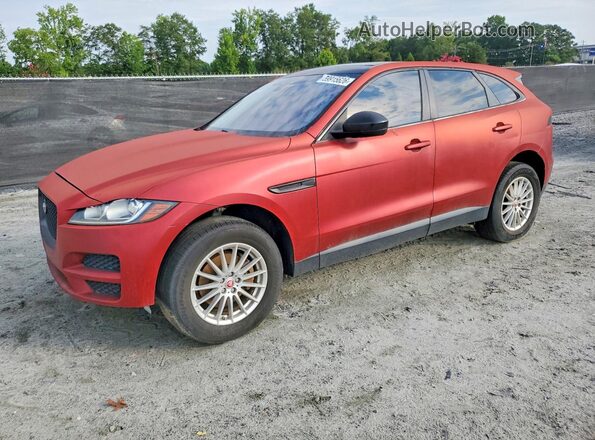 SADCS2FX2KA391757 2019 JAGUAR F-PACE Красный Задняя левая четверть