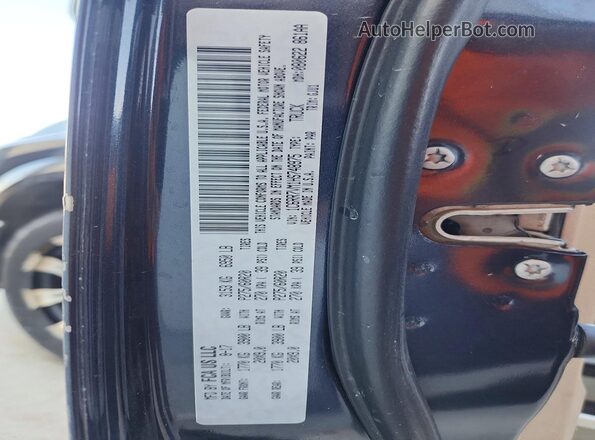1C6RR7VM1HS748975 2017 RAM 1500 Blue VIN sticker view