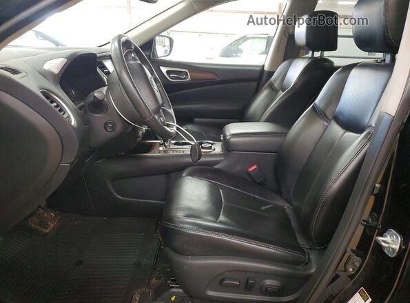 5N1DR2MM7JC619318 2018 NISSAN PATHFINDER Black Вид панелі приладів