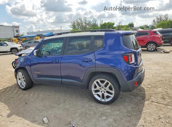 ZACNJCBB7MPM43262 2021 JEEP RENEGADE Blue Задня права чверть