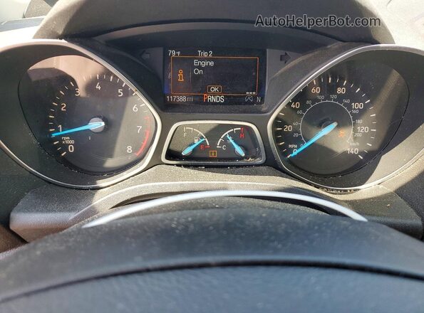 1FMCU9J94HUD90684 2017 FORD ESCAPE Black Вид задніх сидінь
