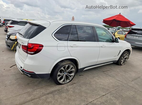 5UXKR2C53J0X10334 2018 BMW X5 White Przód prawy