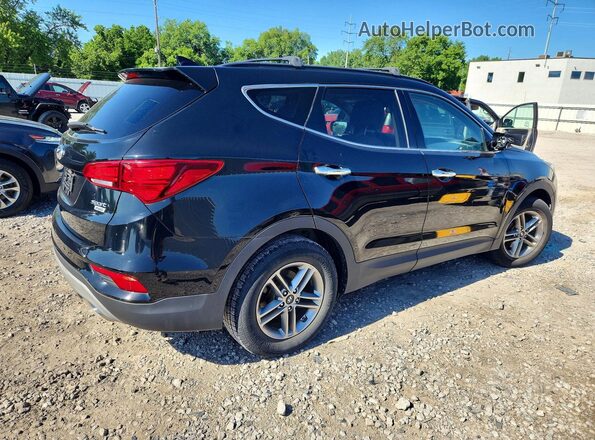 5NMZUDLB4JH104119 2018 HYUNDAI SANTA FE Black Front right