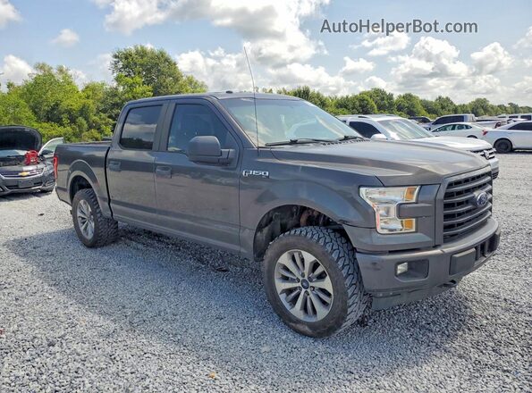 1FTEW1EP6HKE44077 2017 FORD F150 Gray Vista frontal