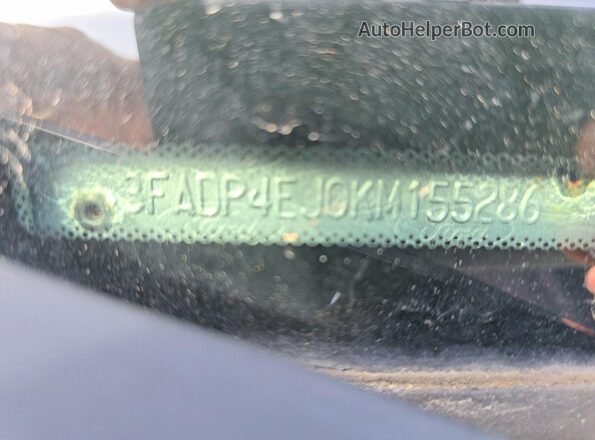 3FADP4EJ0KM155286 2019 FORD FIESTA White Սալոնի հետևի տեսք