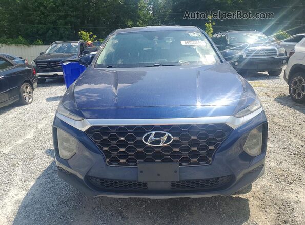 5NMS23AD8KH048080 2019 HYUNDAI SANTA FE Blue Вид ззаду