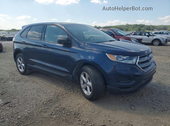 2FMPK3G95HBC52282 2017 FORD EDGE Blue Вид спереду