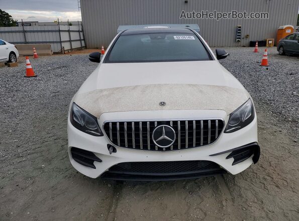 WDDZF4KB5JA344534 2018 MERCEDES-BENZ E White Вид ззаду