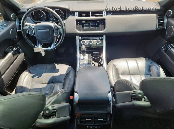 SALWR2PF7GA649037 2016 LAND ROVER RANGE ROVER Gray Вид щитка приладів