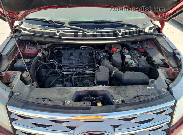 1FM5K7F85GGA11580 2016 FORD EXPLORER Red VIN կոդի պիտակի տեսք