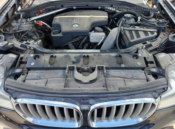 5UXXW3C55H0T78038 2017 BMW X4 Gray Widok naklejki z numerem VIN