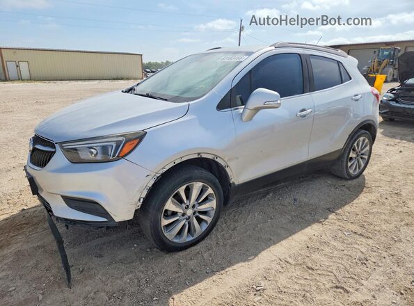 KL4CJASB9JB636964 2018 BUICK ENCORE Silver Trasero izquierdo