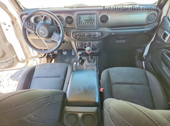 1C4HJXDG4KW506012 2019 JEEP WRANGLER White Instrument cluster view