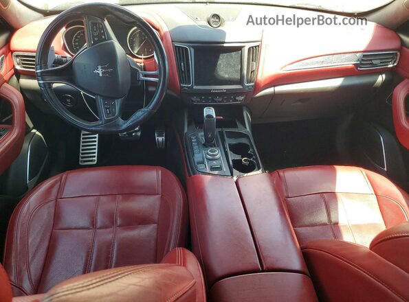 ZN661YUS8KX316658 2019 MASERATI LEVANTE White Вид щитка приладів