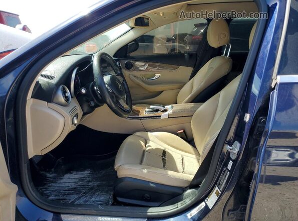 55SWF4JB9GU115545 2016 MERCEDES-BENZ C-CLASS Blue Vista del salpicadero