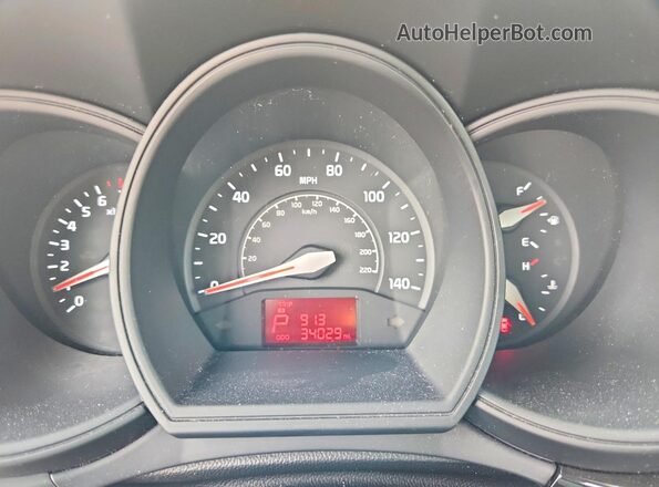 KNADM4A39G6633557 2016 KIA RIO Blue უკანა სავარძლების ხედი