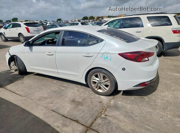 5NPD84LF0KH475302 2019 HYUNDAI ELANTRA White Rear right