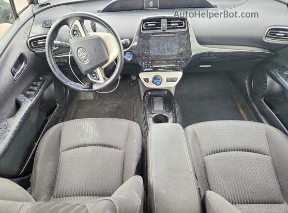 JTDKARFU3J3552208 2018 TOYOTA PRIUS Black Սարքավորումների վահանակի տեսք