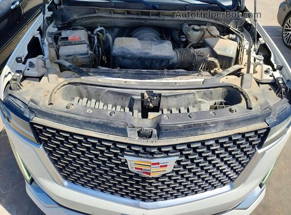 1GYS3KKL5MR388258 2021 CADILLAC ESCALADE White Widok naklejki z numerem VIN